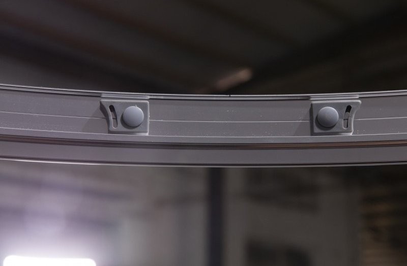 Душевой уголок Esbano ESR-8025 100х100 см, профиль хром, стекло рифленое