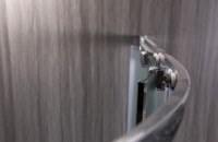 Душевой уголок Esbano ESR-8025 100х100 см, профиль хром, стекло рифленое