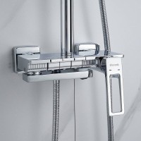 Душевая стойка Shevanik S6826 хром