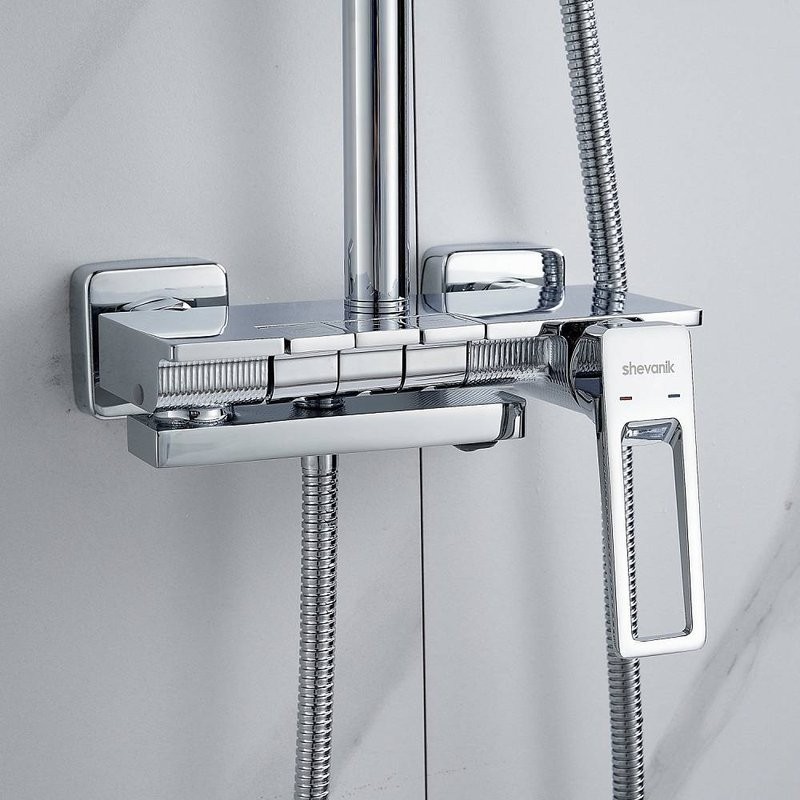 Душевая стойка Shevanik S6826 хром