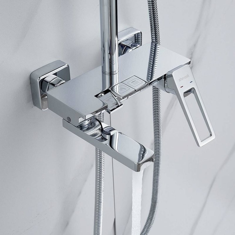 Душевая стойка Shevanik S6826 хром