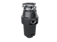 Комплект Мойка Paulmark Stepia PM117551-BLM+A375-BS с коландером, черный металлик + Измельчитель KUCHENSTERN Muhle