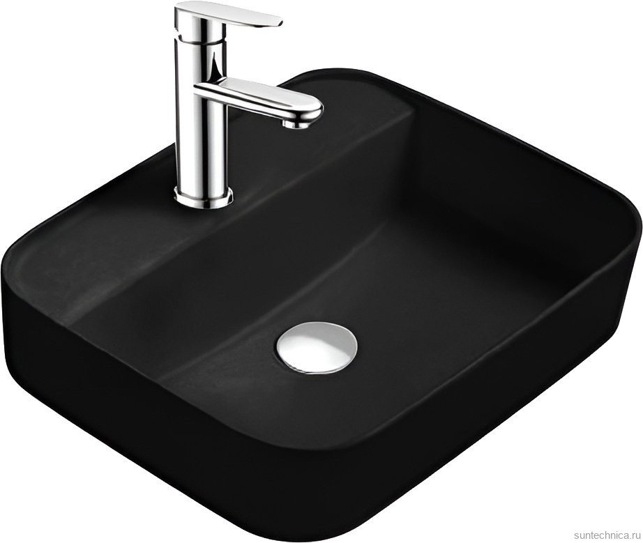 Накладная раковина AQUATEK Вега AQ5506-MB матовая черная
