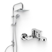 Душевой комплект Смеситель Aquanet Passion AF300-20С + Стойка 212271