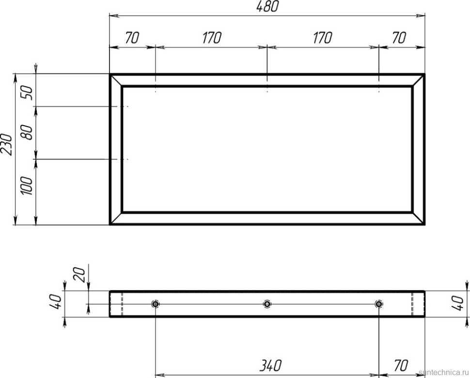 Тумба с раковиной 1MarKa Grunge Loft 80 дуб вотан
