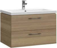 Тумба с раковиной Cersanit Lara 80 орех