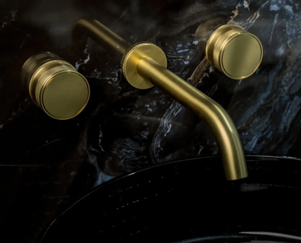 Смеситель для раковины Boheme Prestige 152-2-MG-PR С ВНУТРЕННЕЙ ЧАСТЬЮ, матовое золото