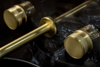 Смеситель для раковины Boheme Prestige 152-2-MG-PR С ВНУТРЕННЕЙ ЧАСТЬЮ, матовое золото Смеситель для раковины Boheme Prestige 152-2-MG-PR С ВНУТРЕННЕЙ ЧАСТЬЮ, матовое золото