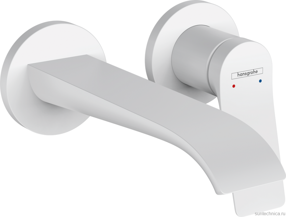 Смеситель для раковины Hansgrohe Vivenis 75050700 С ВНУТРЕННЕЙ ЧАСТЬЮ матовый белый