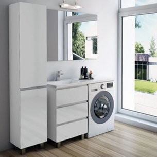 Мебель для ванной комнаты Эстет Dallas Luxe 130 напольная, 3 ящика L