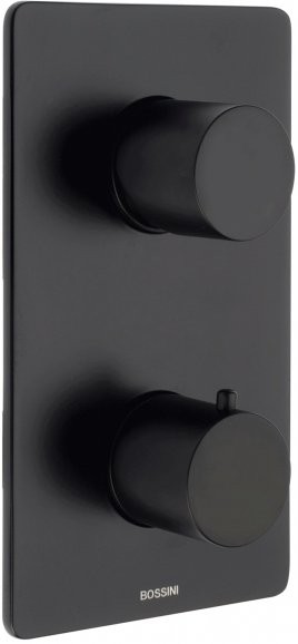 Термостатический смеситель встраиваемый Bossini OKI Z00002.073 С ВНУТРЕННЕЙ ЧАСТЬЮ, матовый черный