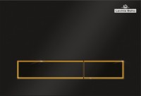 Комплект Lavinia Boho Унитаз подвесной Bell Pro Rimless 3301101R + Крышка-сиденье Bell Pro 33290100 с микролифтом + Инсталляция RelFix 38010010 + Кнопка RelFix 38050801 матовая черная, золотой глянец + Дозатор RelFix 38040010