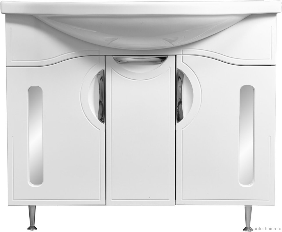 Тумба с раковиной Stella Polar Сильва 100