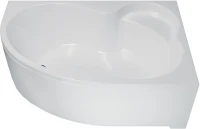 Акриловая ванна Triton Мари L 170x110 см, угловая, левая, пристенная, белая, асимметричная, с каркасом