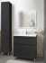 Мебель для ванной Style Line Бергамо Мини 60 Люкс Plus напольная, антискрейтч черная