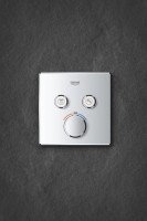 Термостатический смеситель встраиваемый Grohe Grohtherm SmartControl 29124000 С ВНУТРЕННЕЙ ЧАСТЬЮ, хром