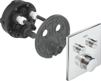 Термостатический смеситель встраиваемый Grohe Grohtherm SmartControl 29124000 С ВНУТРЕННЕЙ ЧАСТЬЮ, хром