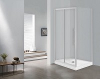 Душевой уголок Esbano Flex ESF-128PS-C 120х80 см, профиль хром, стекло прозрачное