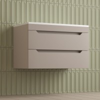 Тумба под раковину без столешницы Style Line Остин 80 подвесная, крем эмаль plus