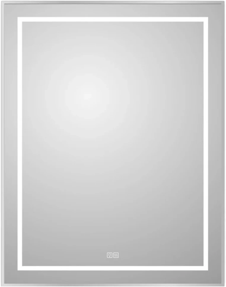 Зеркало BelBagno Kraft 90x70, с подсветкой, с подогревом, сатин