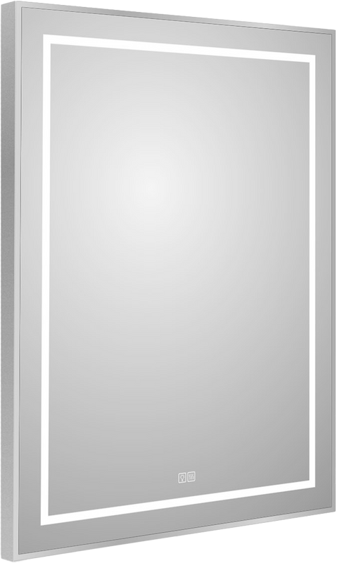 Зеркало BelBagno Kraft 90x70, с подсветкой, с подогревом, сатин