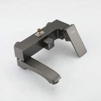 Душевая стойка Frap H76 F2476-9 оружейная сталь