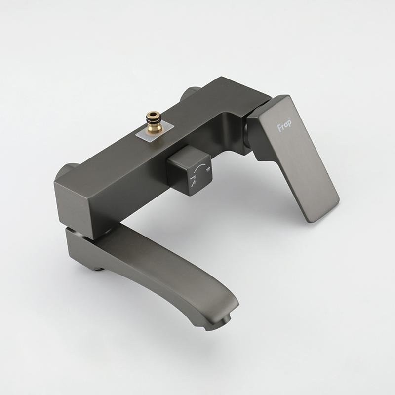 Душевая стойка Frap H76 F2476-9 оружейная сталь