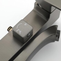 Душевая стойка Frap H76 F2476-9 оружейная сталь