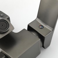 Душевая стойка Frap H76 F2476-9 оружейная сталь