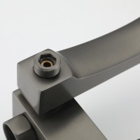 Душевая стойка Frap H76 F2476-9 оружейная сталь