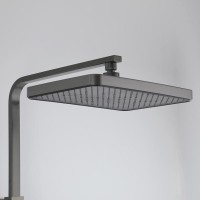 Душевая стойка Frap H76 F2476-9 оружейная сталь