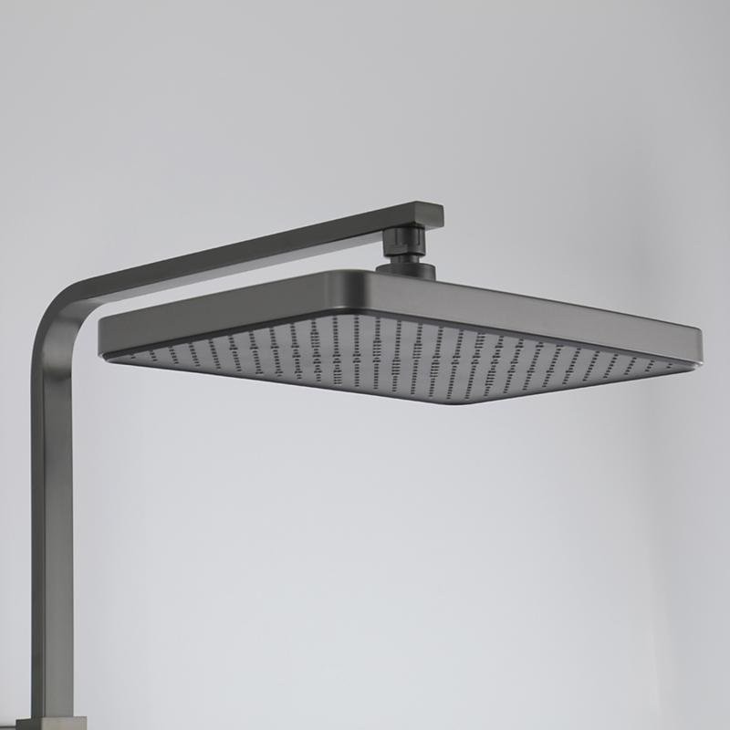 Душевая стойка Frap H76 F2476-9 оружейная сталь