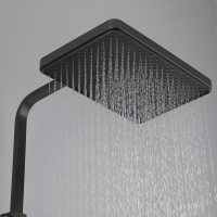 Душевая стойка Frap H76 F2476-9 оружейная сталь