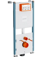 Комплект Унитаз подвесной VitrA Valarte + Крышка 124-003-009 с микролифтом + Инсталляция V-Fix Core 732-5800-01PV + Кнопка Root Round 740-2200 белая глянцевая