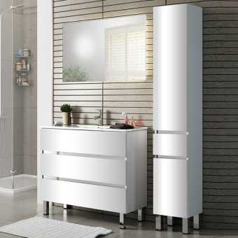 Мебель для ванной Sanvit Кубэ -3 60 белый глянец