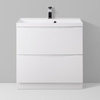 Тумба с раковиной BelBagno Marino 60 bianco lucido, напольная