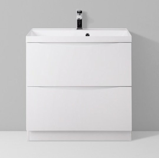 Тумба с раковиной BelBagno Marino 60 bianco lucido, напольная