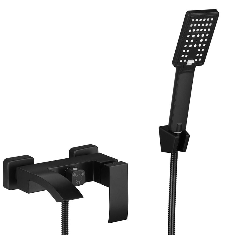 Смеситель для ванны с душем Fmark FS8624H черный