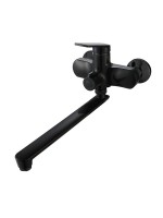 Смеситель с длинным изливом для ванны РМС PL7 PL7BL-006E черный