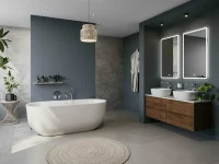 Акриловая ванна BelBagno BB706-1800-800 180x80 см, отдельностоящая, белая, овальная, со сливом-переливом, с донным клапаном