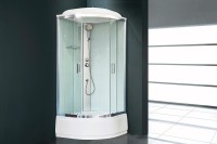 Душевая кабина Royal Bath CK RB90CK5-WT-CH с сиденьем
