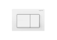 Кнопка смыва для унитаза AQUATEK Small TDI-0000004 АБС-пластик, цвет белый