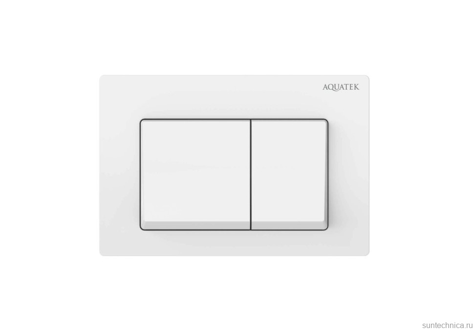 Кнопка смыва для унитаза AQUATEK Small TDI-0000004 АБС-пластик, цвет белый