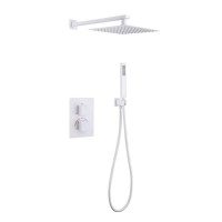 Душевой комплект Abber Daheim AF8251W С ВНУТРЕННЕЙ ЧАСТЬЮ, матовый белый