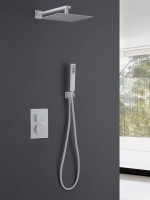 Душевой комплект Abber Daheim AF8251W С ВНУТРЕННЕЙ ЧАСТЬЮ, матовый белый