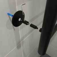 Полотенцесушитель электрический Маргроид Вид 10 СНШ 80x50 R черный матовый