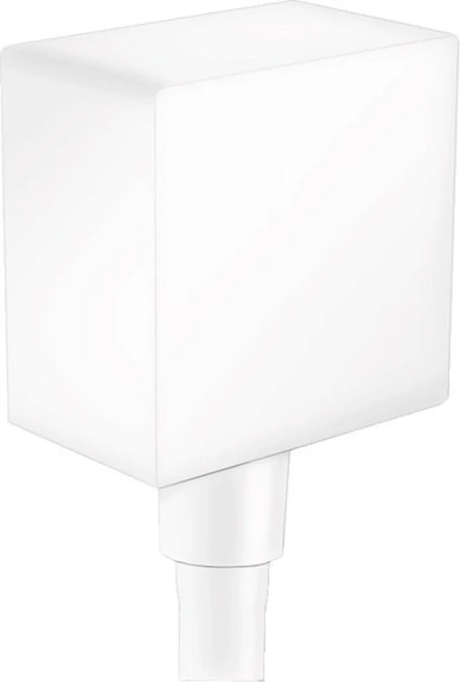 Шланговое подключение Hansgrohe Fixfit Square 26455700 матовое белое