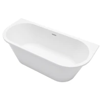 Ванна акриловая Azario ELCON 1800x750x580 пристенная, в комплекте с сифоном и металлической рамой (ELC18075) Ванна акриловая Azario ELCON 1800x750x580 пристенная, в комплекте с сифоном и металлической рамой (ELC18075)