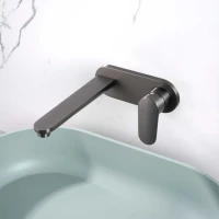 Смеситель для раковины AQUATEK Ника AQ1813BGM С ВНУТРЕННЕЙ ЧАСТЬЮ, оружейная сталь