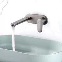 Смеситель для раковины AQUATEK Ника AQ1813BGM С ВНУТРЕННЕЙ ЧАСТЬЮ, оружейная сталь